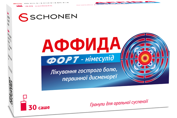 Аффида Форт нимесулид 30 саше